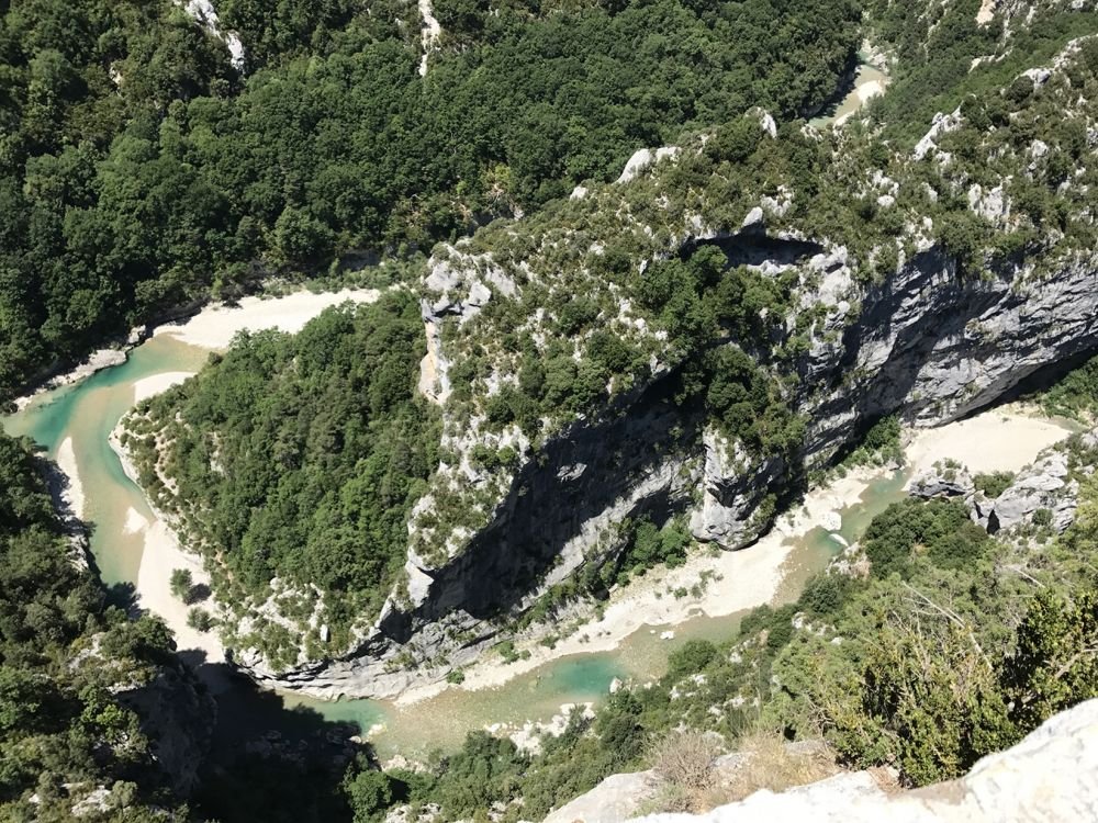 Gorges du Verdon depuis le belvédère de Rougon