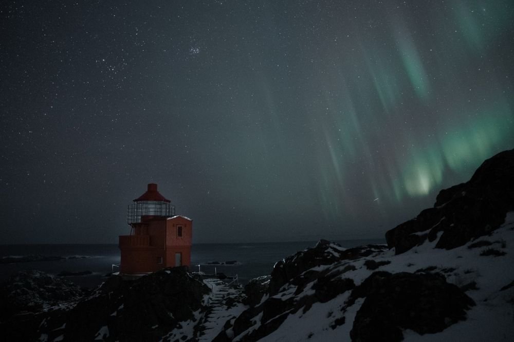 Aurores Boréales - Ile Phare des Vesterålen