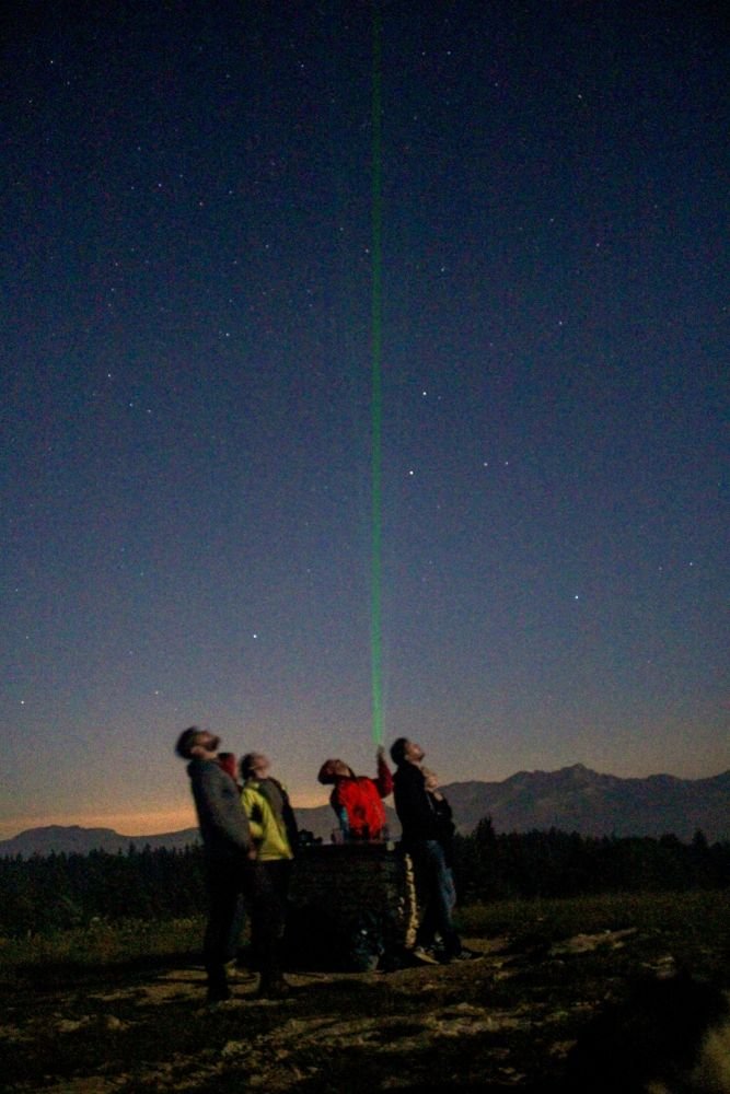 Soirée Astro avec un laser