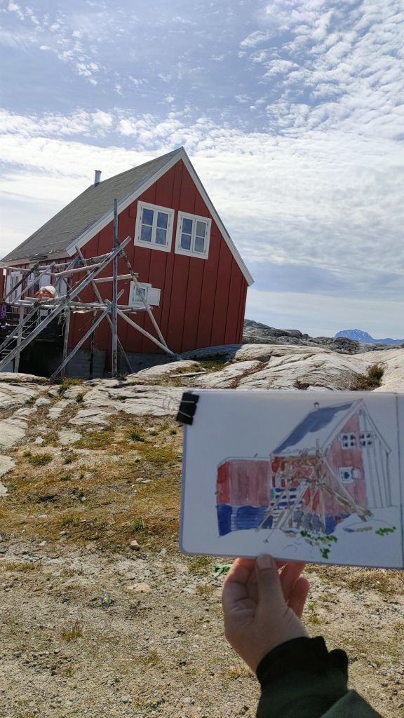 Femme groenlandaise à Kulusuk au Groenland